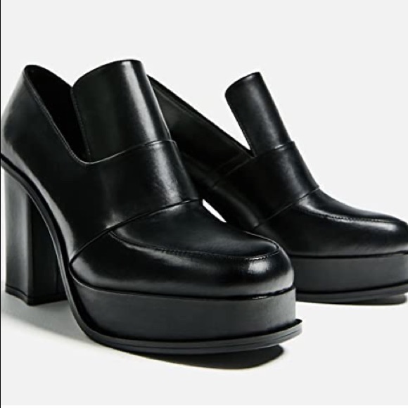 BOGO free! Zara Leather Platform Loafer